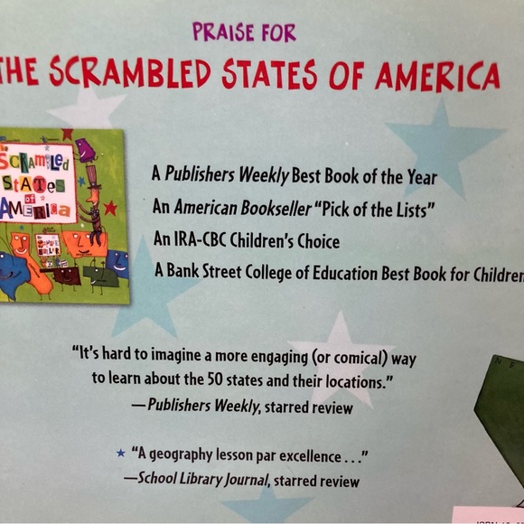 The Scrambled States Of America Hardcover Book By Laurie Keller - Picture 5 of 16